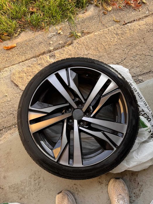 Jante originale Peugeot 508 - Augusta 19 inch cu Anvelope 2025