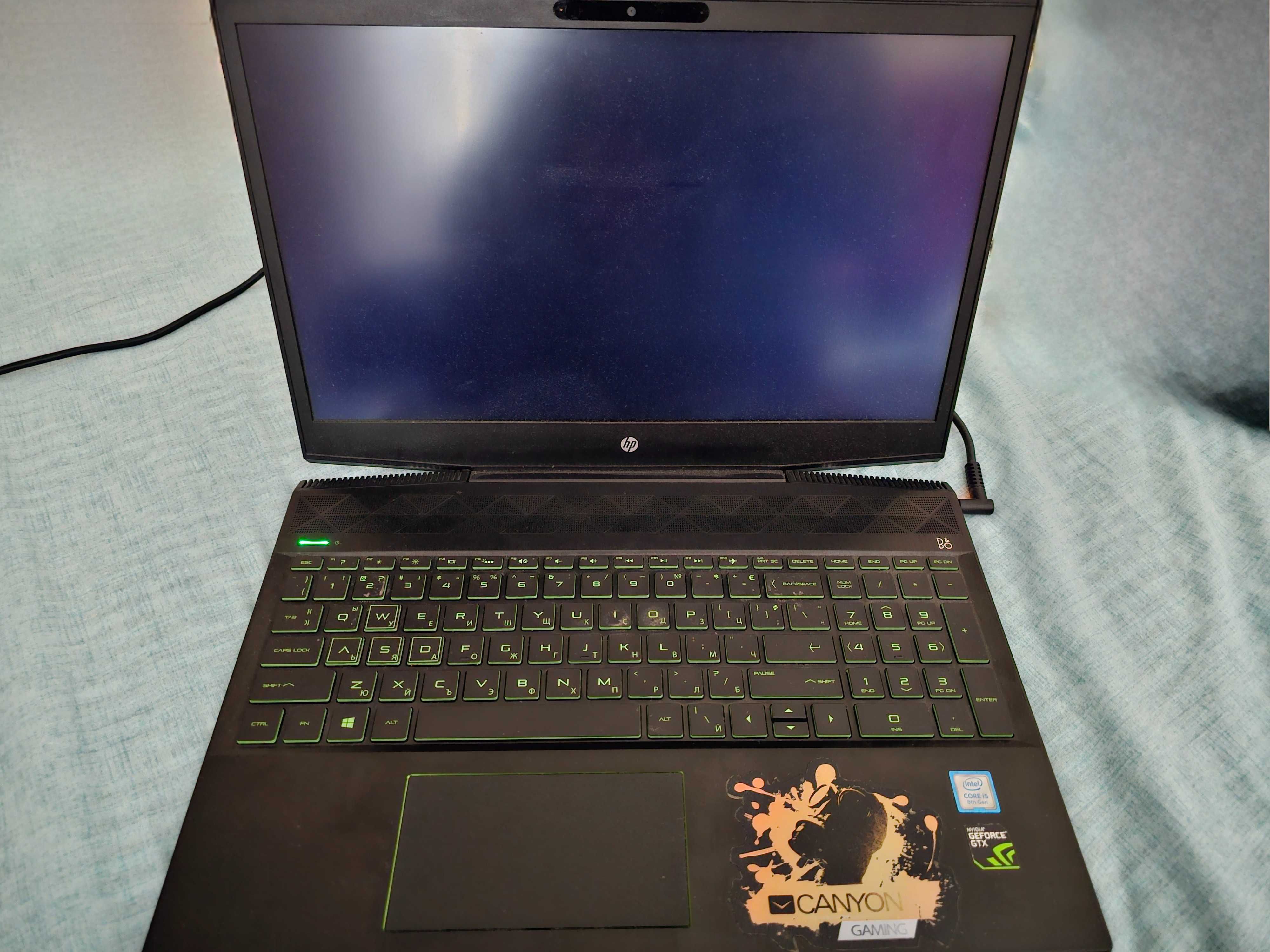 Hp pavilion gaming 15 i5 8th gen, 1050Ti, 4gb, 20gb ram