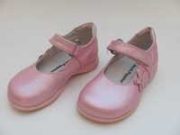 Pantofi copii piele marimea 24, roz sidef