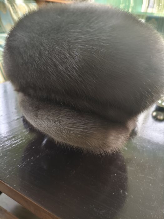 Норковая женская шапка