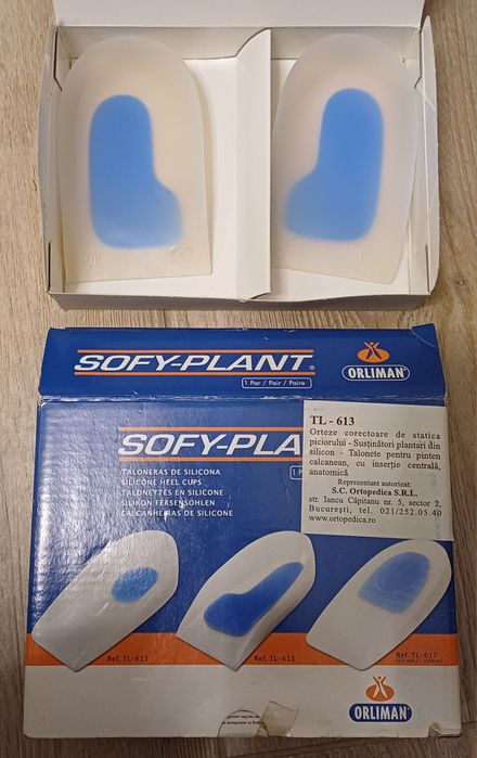 Talonete gel silicon super moi pt bătături ciocuri Sofy-Plant TL-613