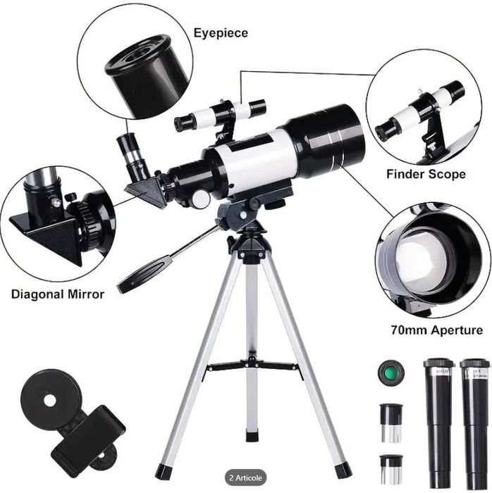 Telescop astronomic profesional F30070m