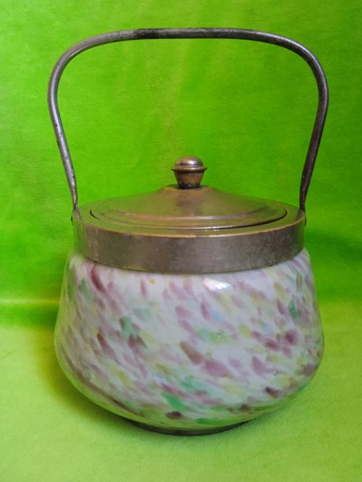 Сахарницы стекло/ мельхиор СССР середина ХХ в. Цена за 1 шт.