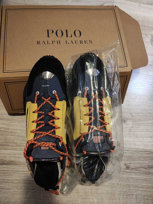 Noi în cutie! Adidași Polo Ralph Lauren PS 200 Top Navy Multi