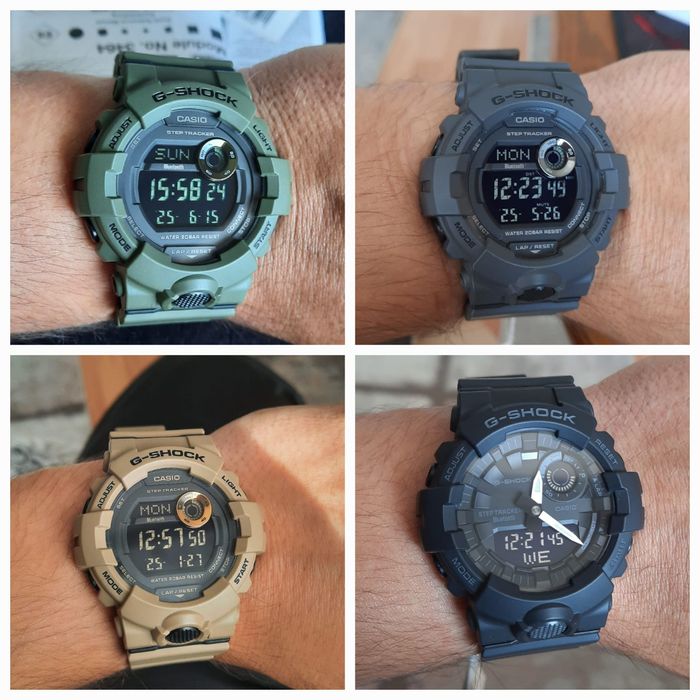 Casio G Shock GBD 800   GBA 8000 Bluetooth