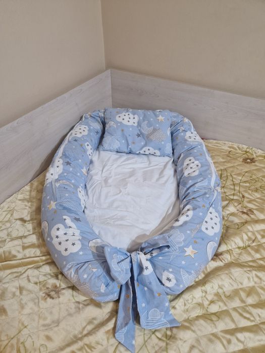 Бебешко гнездо цвят син