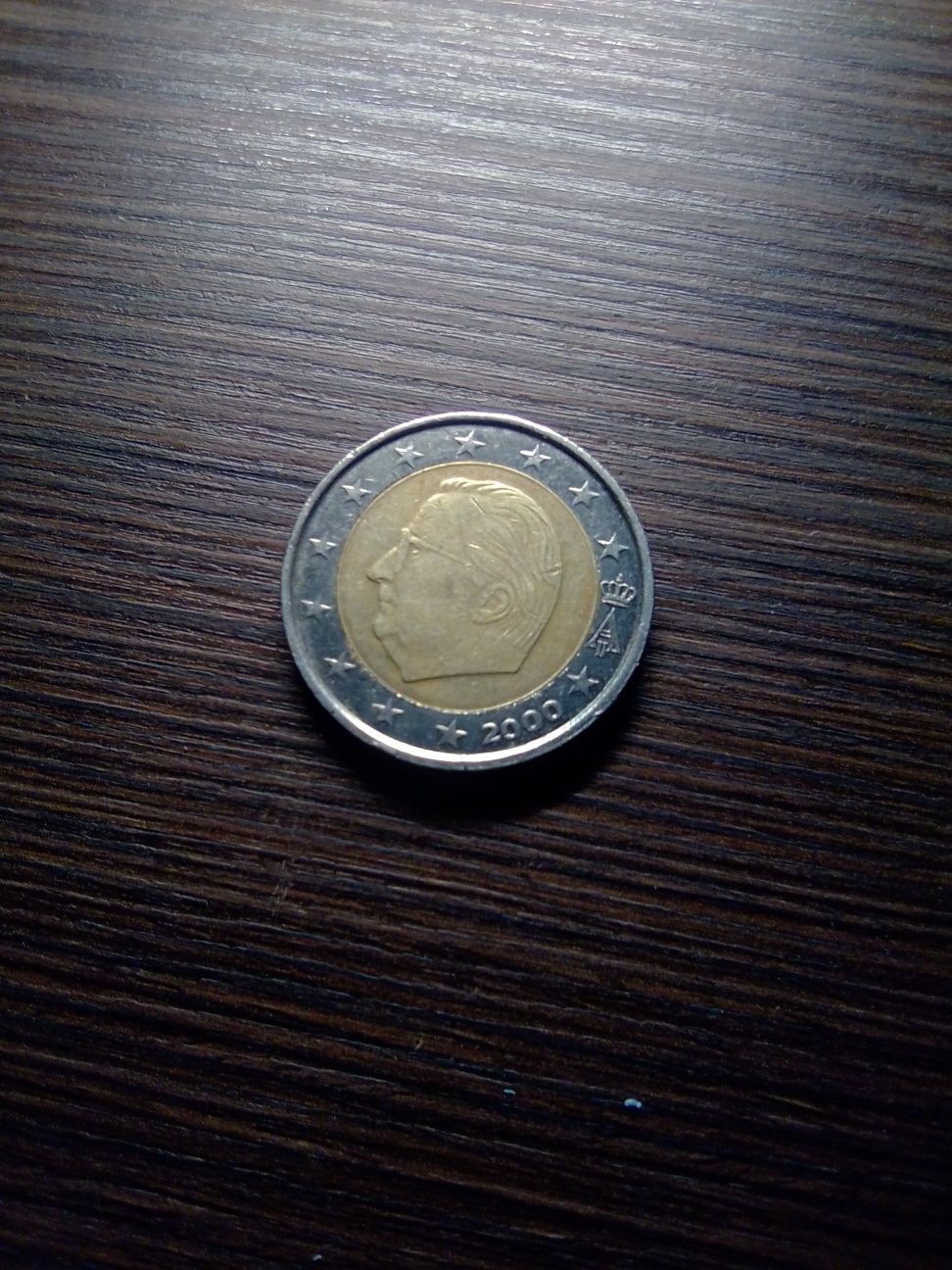 Moneda 2 euro Belgia 2000