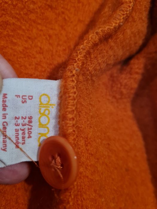 Jachetă lână fiartă merinos Disana