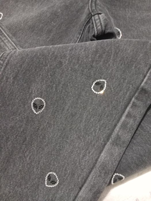 Blugi mom topshop marimea 38 cu pietre