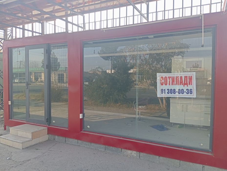 Контейнердан тайёрланган савдо дукон сотилади икки кават килинган