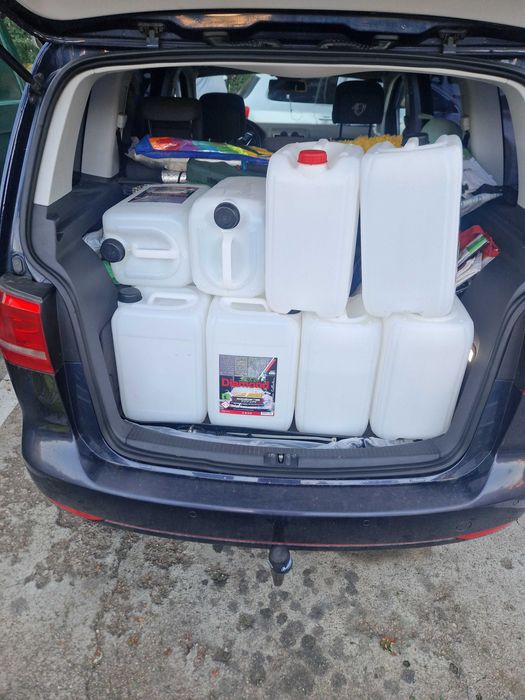 Canistra 25L bidon plastic cu capac pt motorina sau benzina