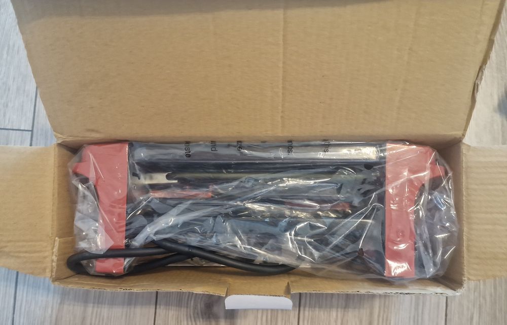 Gratar electric, Bestron, 350W, 20cm x 10cm, Rosu/Negru