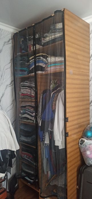 Шкаф плательный без дверей