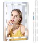 Oglindă AolKee cu 360° LED – Oglindă cu 3 direcții ajustabile