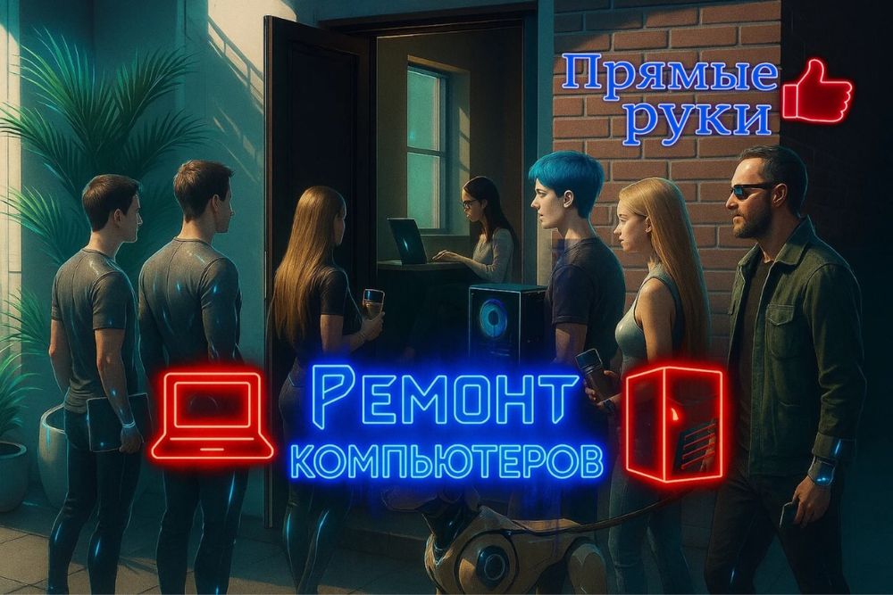 Ремонт компьютеров и ноутбуков. Диагностика. Прямые руки.