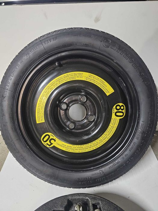 Roata rezerva + trusa cric Volkswagen 4x100 / R15 / 3.5J / ET40