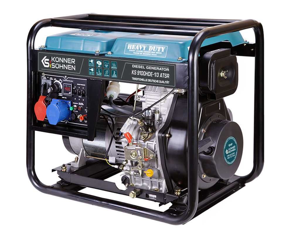 Generator diesel 230/400V, 7,5 kW Könner & Söhnen KS 9100HDE-1/3 ATSR