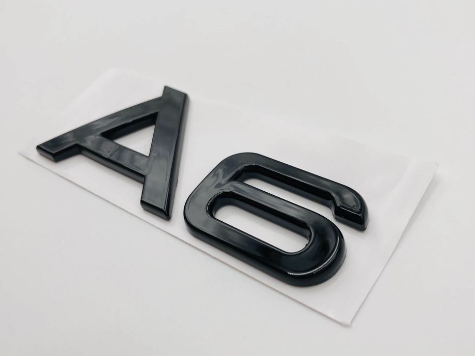 Emblema Audi A6 spate negru
