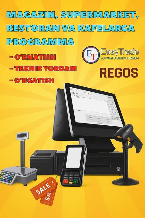 Kassa Aparat Pos Tizim Monoblok Kassa Dokon Uchun