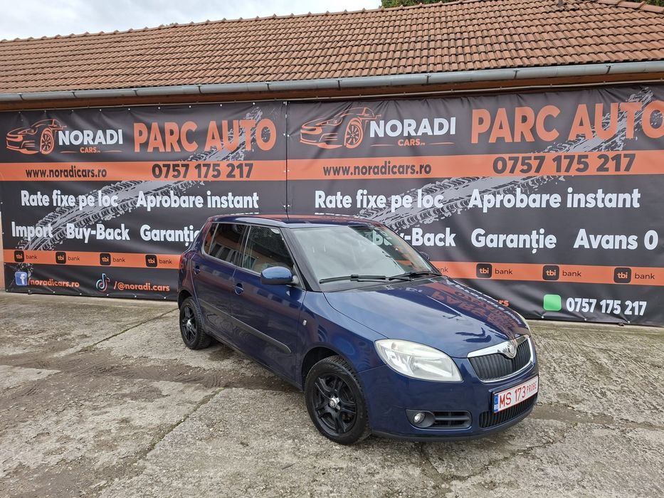 Skoda Fabia 2008 1,4 Benz Euro 4 Cash Sau Rate Fixe Cu Avans 0