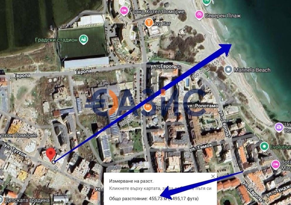 Продава се Двустаен апартамент в Поморие - 62 кв.м за 1455 €/кв.м - Снимка #14