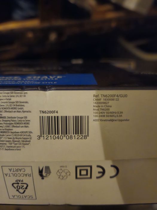 Aparat de tuns, conturat și ras Rowenta TN6200F4, Produs NOU,