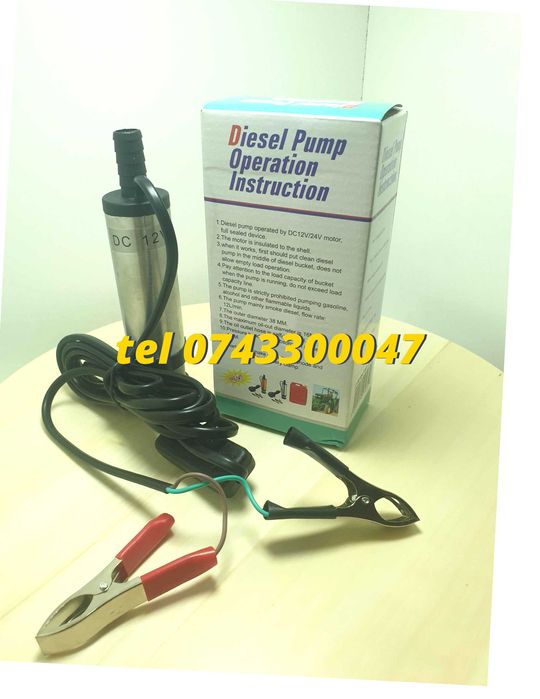 Pompa Submersibila Ulei Apa 12v  230v 38mm