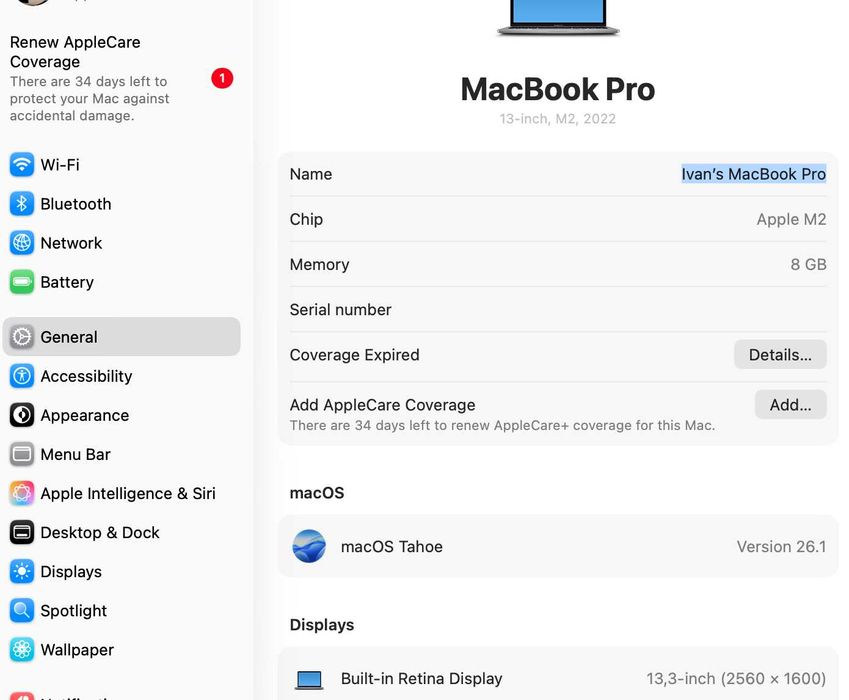 Продавам MacBook Pro M2