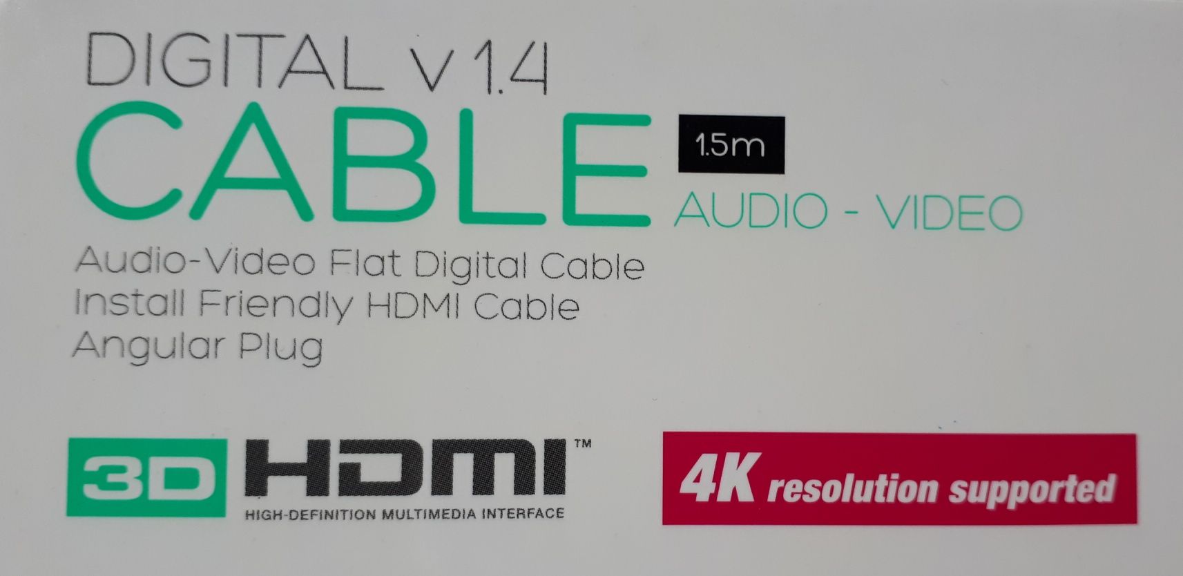 Cablu nou HDMI rapid 1,5m, cu ethernet