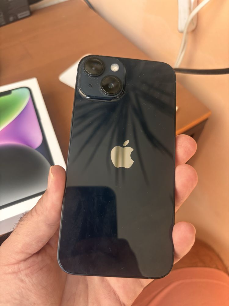 Нов!!! iPhone 14, Midnight, 128GB