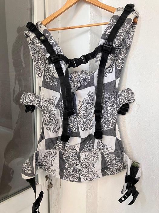 Sistem ergonomic Lenny Lamb TODDLER Silver Butterfly, 100% bumbac, Se