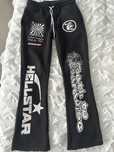 pantaloni flared hellstar