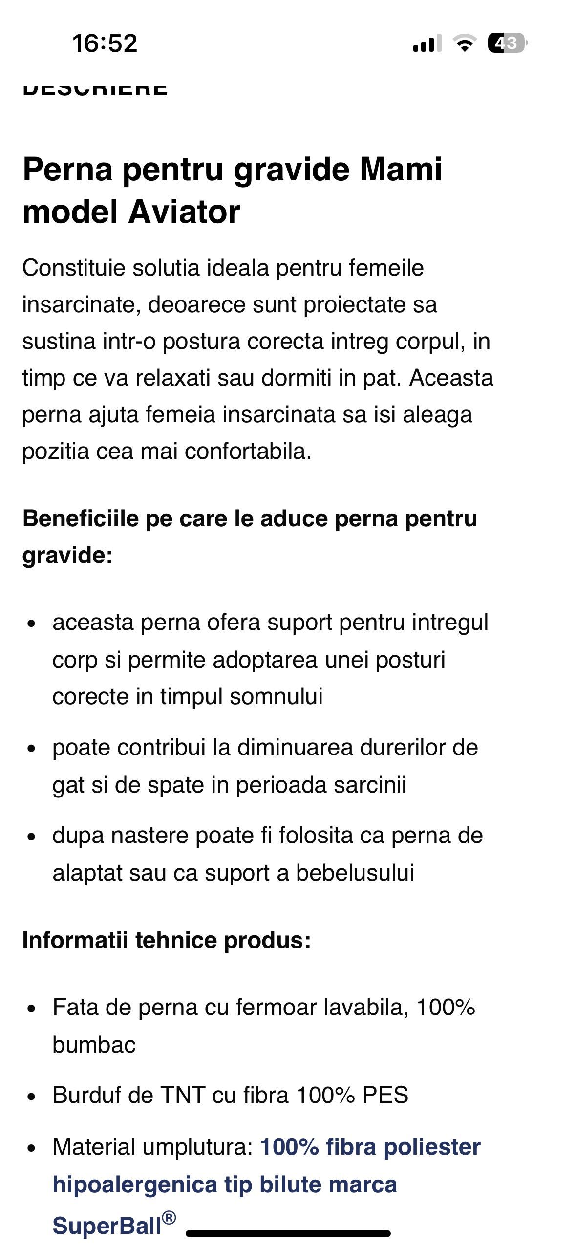 Pernă gravide și alăptare