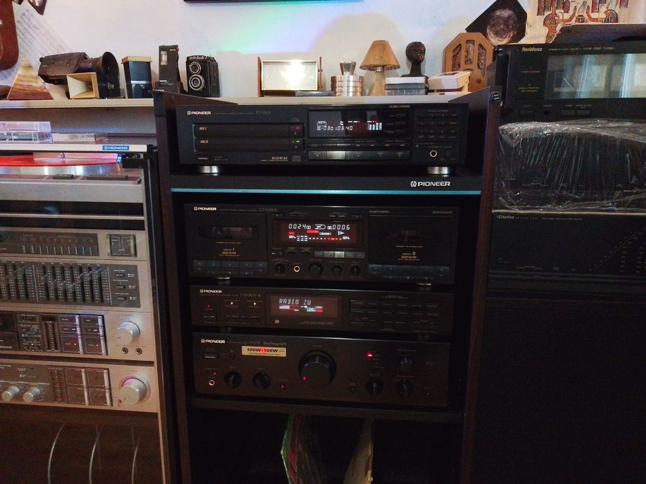 Amplificator Pioneer A 505 r/  Cd Player Pioneer, Deck Pioneer , Rack