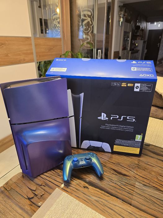 Consola Playstation 5 Slim Mov cu DISC / Controller Verde + Cont Fc26