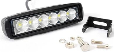 1 бр. LED Bar ЛЕД Бар прожектор работна лампа 18W 10-30V