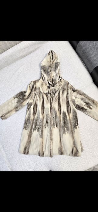 Норковая шуба с капюшоном 42-48 размер