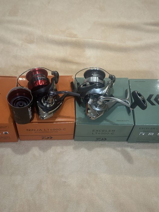 Mulineta Daiwa Ninja si Daiwa Exceler NOI