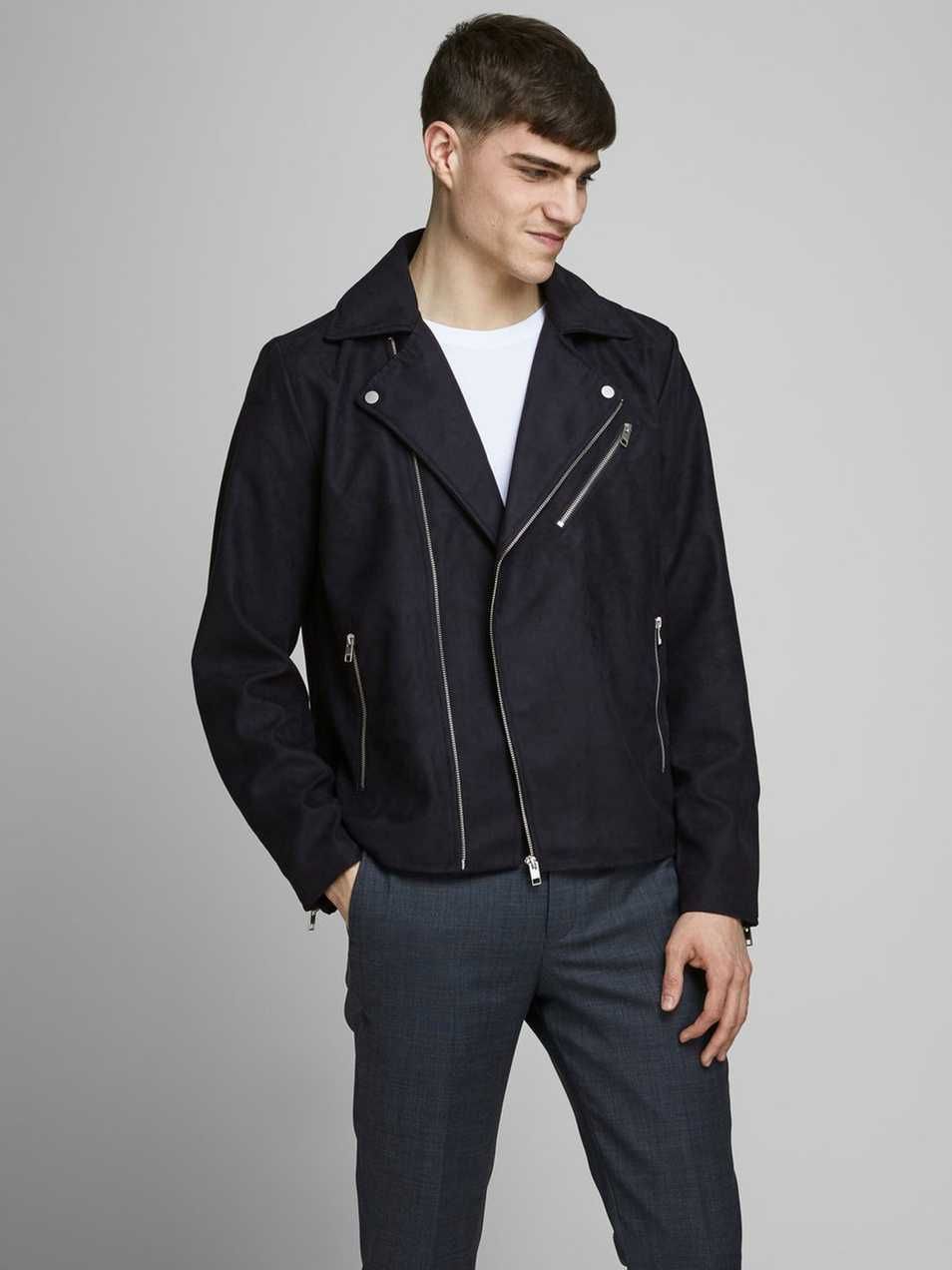 НОВО Jack & Jones Rocky Biker Jacket - мъжко яке/байкър - р.M-L