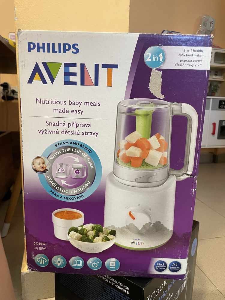Avent 2 in1 уред за готвене на пара