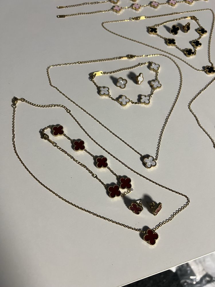 Set colier cercei bratara Van Cleef  Premium diferite culori