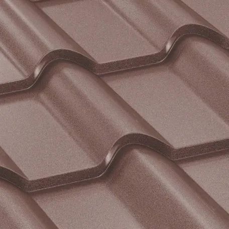 PROMOTIE - Tigla metalica model BELLO - 36.50 lei/mp-8017 MAT 0,50mm