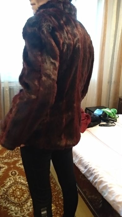 Дамско еко палто размер М