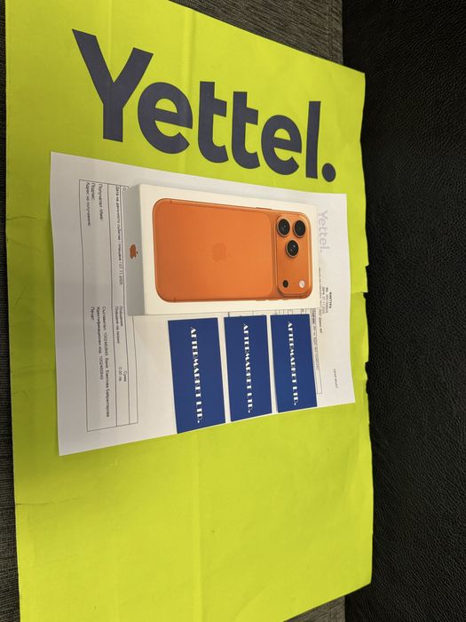 ЗАПЕЧАТАН 256GB iPhone 17 Pro Max Yettel Гаранция 3г. 2028 Orange