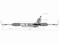 Рейка рулевая Subaru Impreza
