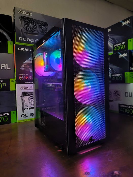 Игровой ПК Core I3-10100F 4300МГц/ Asus RX570 4Гб/ RAM DDR4 16Гб/256Гб