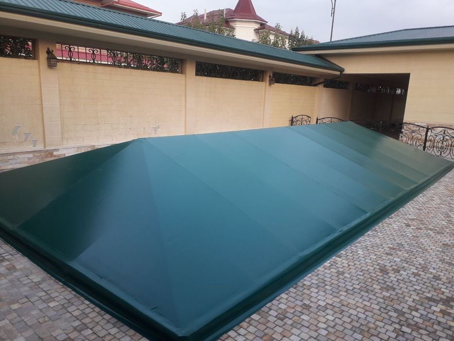 Банер ва баннер бассейн фонтан установка