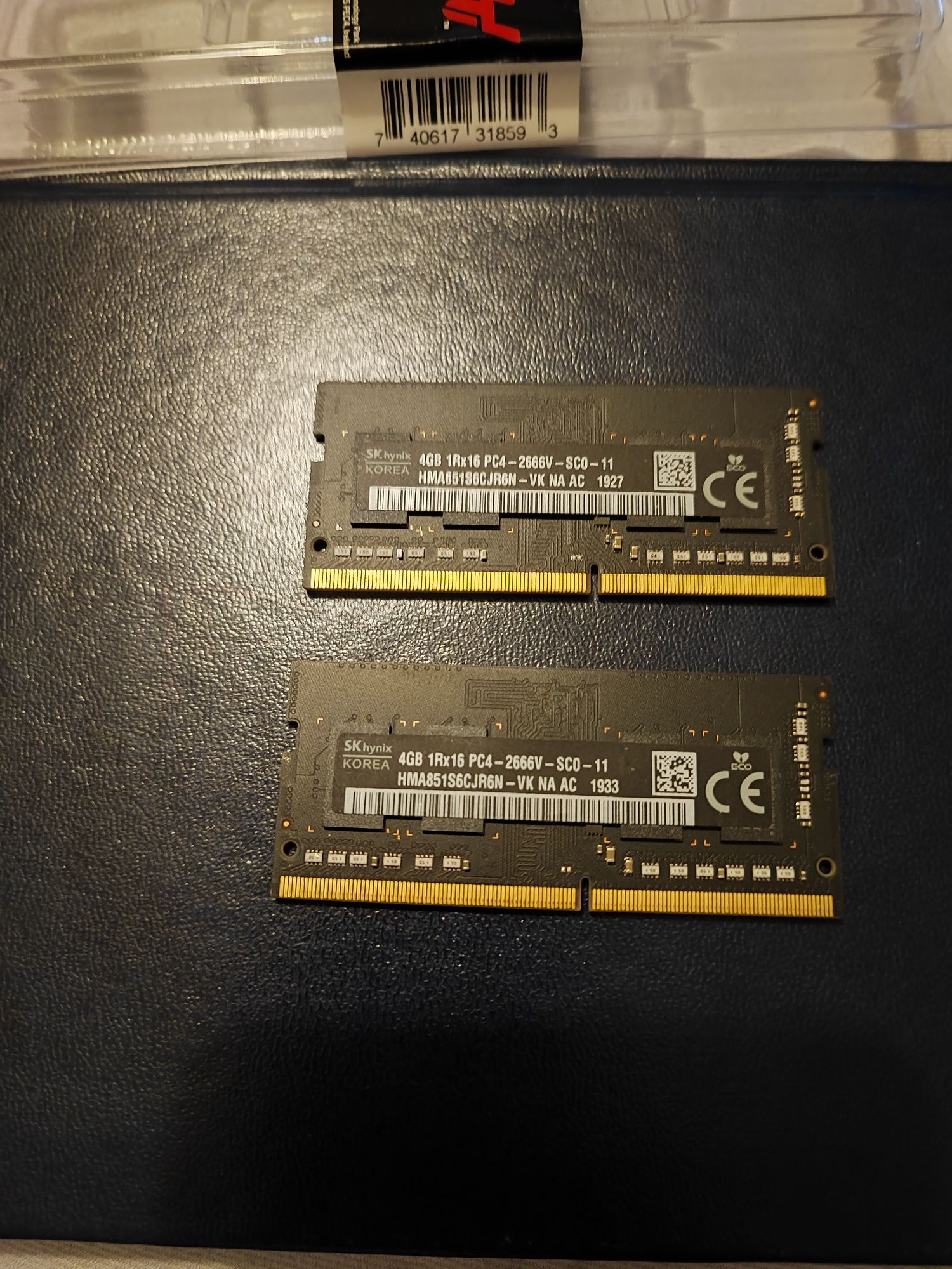 2 x 4 gb Ddr4 Ram memory