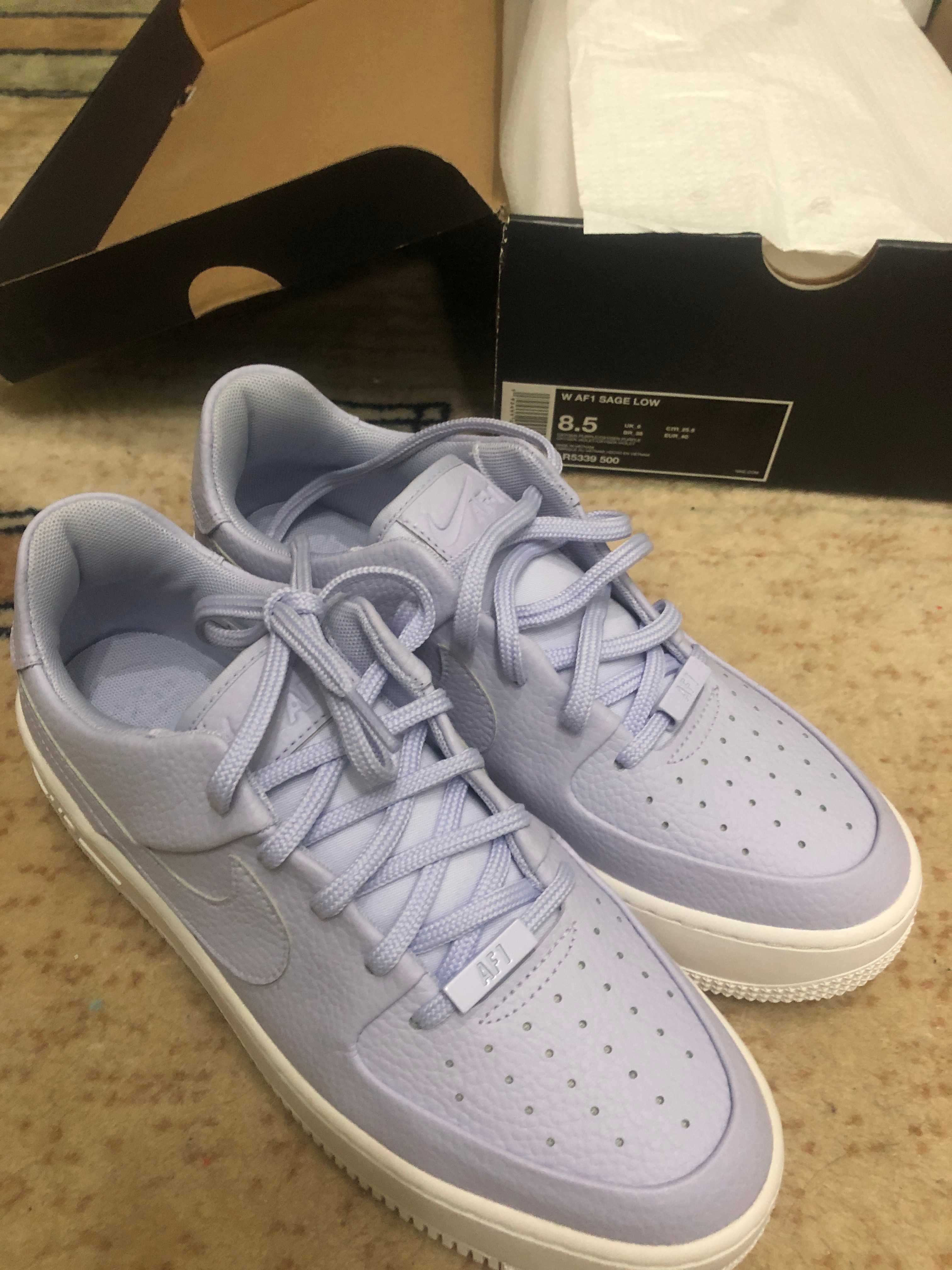 Кроссовки Nike Air Force 1 Sage Low Purple