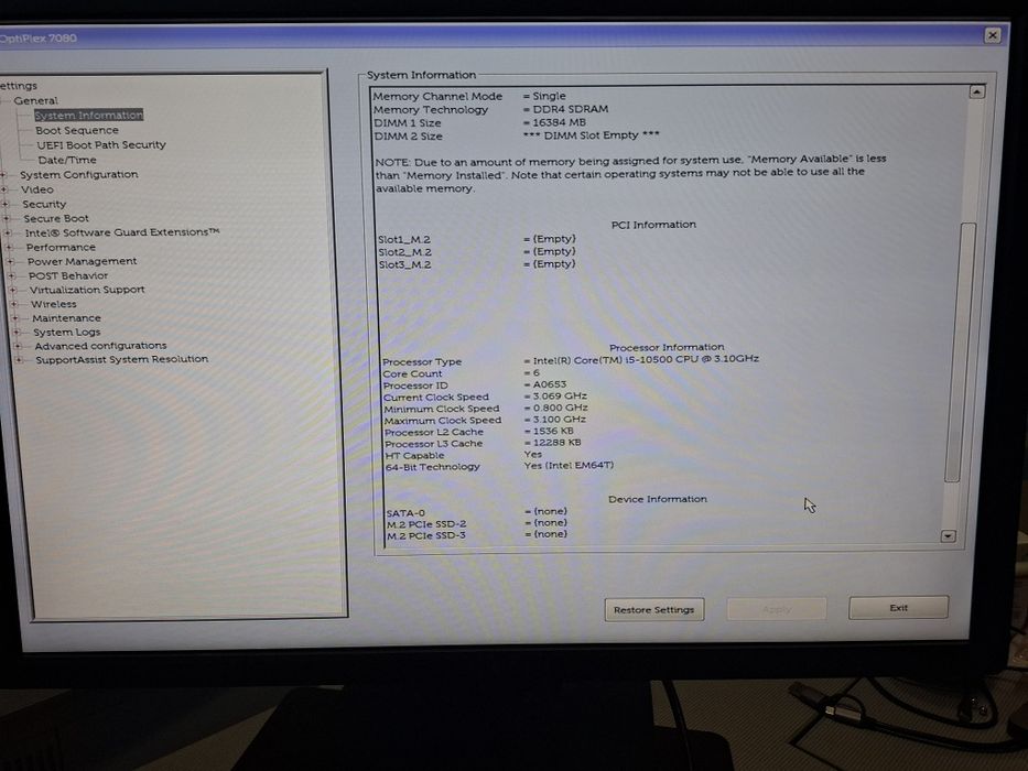 Мини PC-Dell OptiPlex 7080 Micro,Intel Core i5-10500T,16GB-DDR4